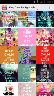 Keep Calm Backgrounds android App screenshot 0